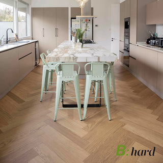 Piso B:Hard Modern Roble  instalado en cocina