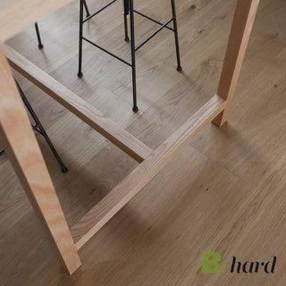 Piso de ingeniería B:Hard Charakter Roble detalle de veta